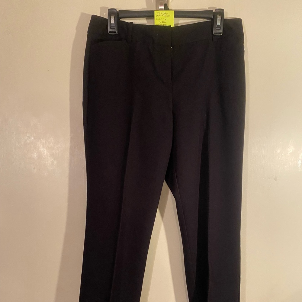 Worthington Perfect Trouser Size 6 Black